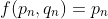 f(p_n,q_n)=p_n