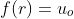 f(r)=u_o