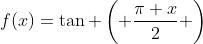 f(x)=\tan \left( \frac{\pi x}{2} \right)