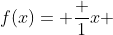 f(x)= \frac {1}{x} 