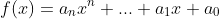 f(x)=a_nx^n+...+a_1x+a_0