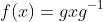 f(x)=gxg^{-1}