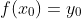 f(x_0)=y_0