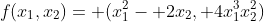 f(x_1,x_2)= (x_1^2- 2x_2, 4x_1^3x_2^2)