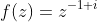 f(z)=z^{-1+i}