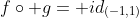 f\circ g= id_{(-1,1)}