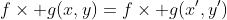 f\times g(x,y)=f\times g(x',y')