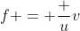 f = \frac uv~\implies~ f'=\frac{v \cdot u' - u \cdot v'}{v^2}