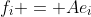 f_i = Ae_i\;\,(1\leqslant i\leqslant r)