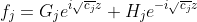 f_j=G_je^{i\sqrt{c_j}z}+H_je^{-i\sqrt{c_j}z}