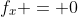 f_x = 0