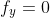 f_y=0