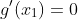 g'(x_1)=0