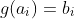 g(a_i)=b_i