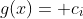g(x)= c_i
