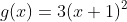 g(x)=3(x+1)^2