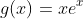 g(x)=xe^x