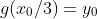 g(x_0/3)=y_0