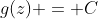 g(z) = C