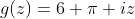g(z)=6 \pi iz