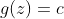 g(z)=c