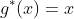 g^*(x)=x