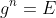 g^n=E