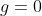 g=0