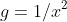 g=1/x^2
