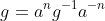g=a^ng^{-1}a^{-n}