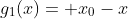 g_{1}(x)= x_{0}-x