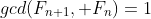 gcd(F_{n+1}, F_{n})=1