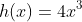 h(x)=4x^3