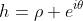 h=\rho e^{i\theta}