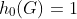 h_{0}(G)=1