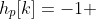 h_p[k]=-1 