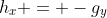h_x = -g_y