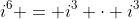 i^6 = i^3 \cdot i^3