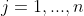 j=1,...,n