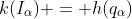 k(I_\alpha) = h(q_\alpha)