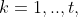k=1,..,t,