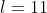 l=11