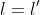 l=l'