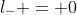 l_- = 0