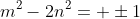 m^2-2n^2= \pm{1}
