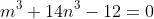 m^3+14n^3-12=0