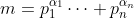 m=p_1^{\alpha_1}\cdots p_n^{\alpha_n}