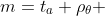 m=t_a \rho_\theta 