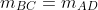 m_{BC}=m_{AD}