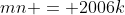 mn = 2006k